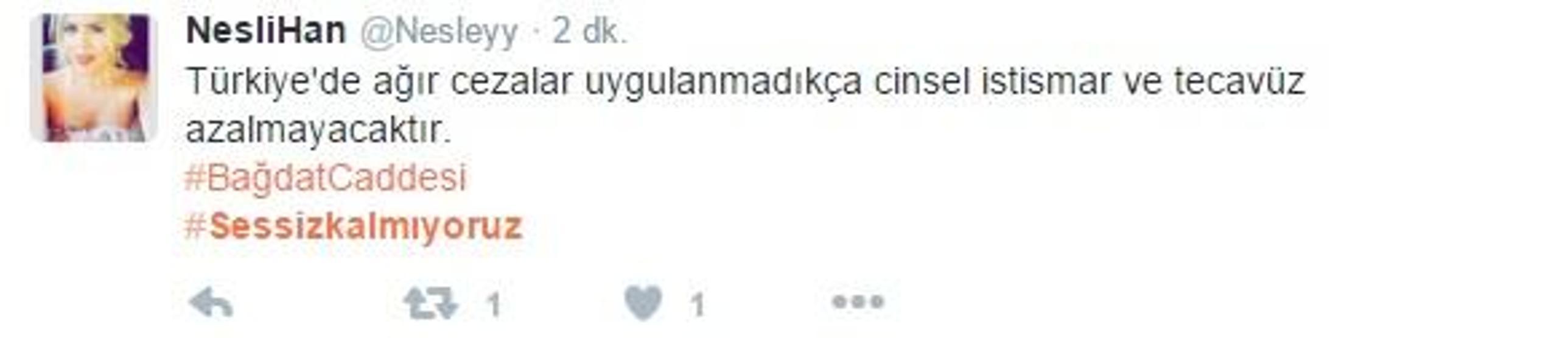 Sosyal medyada Sessiz Kalmıyoruz tepkisi
