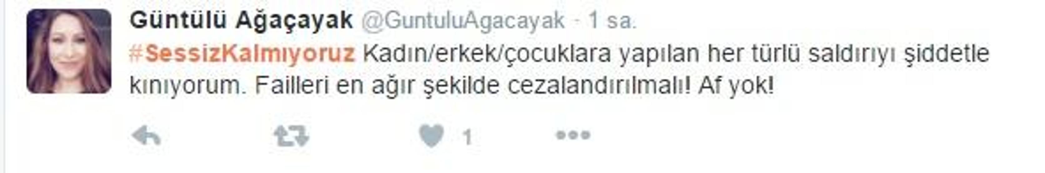 Sosyal medyada Sessiz Kalmıyoruz tepkisi