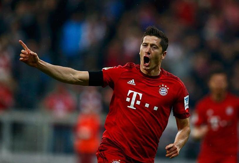Lewandowski bu kez Bayern Münihe gol attı