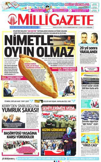 3 Şubat gazete manşetleri
