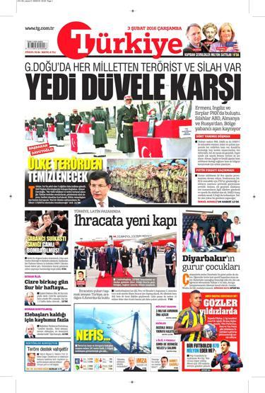 3 Şubat gazete manşetleri