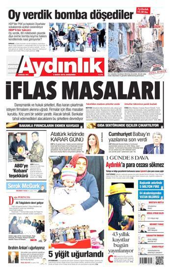 3 Şubat gazete manşetleri