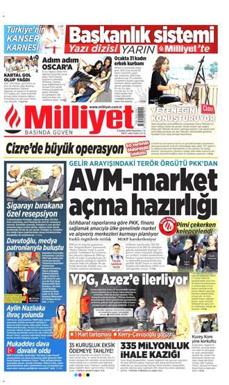 Gazete manşetleri (08.02.2016)