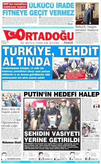 Gazete manşetleri (08.02.2016)