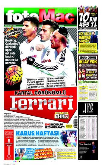 Gazete manşetleri (08.02.2016)
