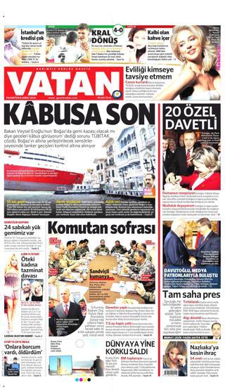 Gazete manşetleri (08.02.2016)