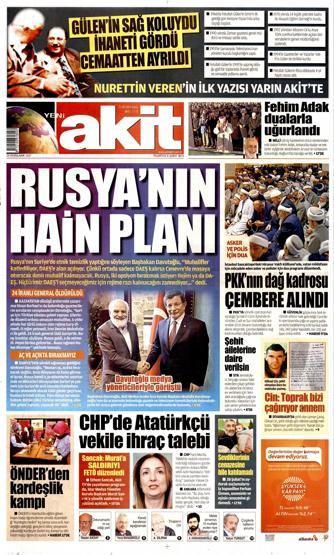 Gazete manşetleri (08.02.2016)