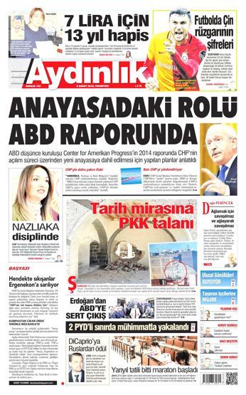 Gazete manşetleri (08.02.2016)