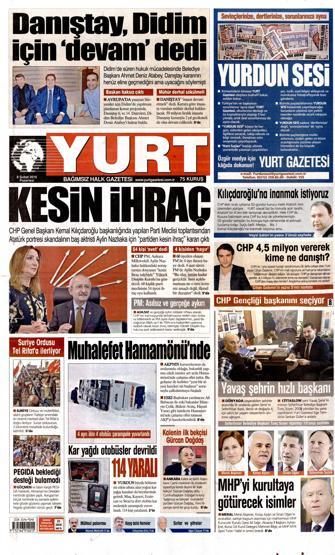 Gazete manşetleri (08.02.2016)