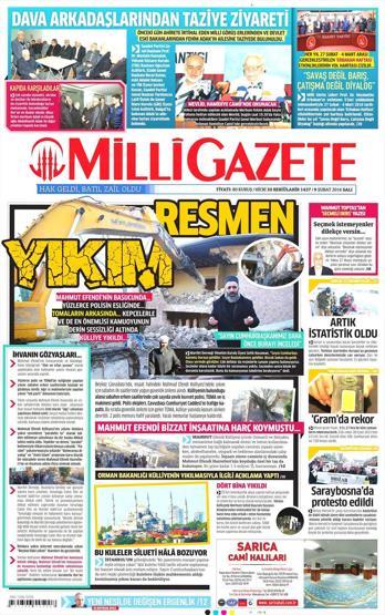 Günün gazete manşetleri (09.02.2016)