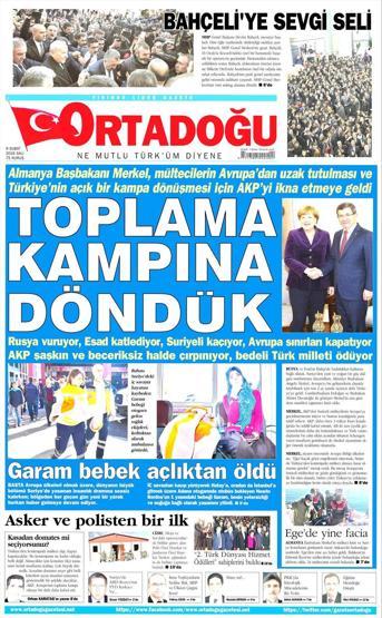 Günün gazete manşetleri (09.02.2016)