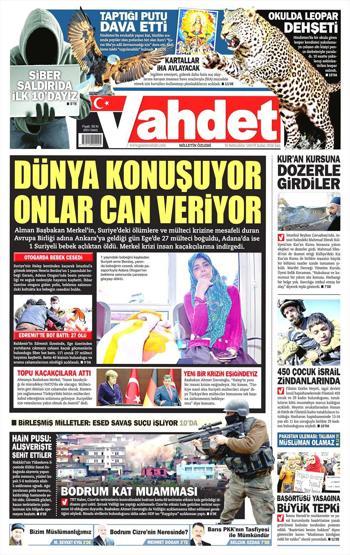 Günün gazete manşetleri (09.02.2016)