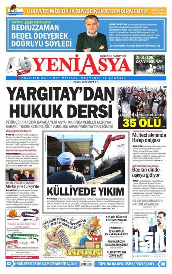 Günün gazete manşetleri (09.02.2016)