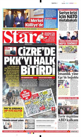 Günün gazete manşetleri (09.02.2016)