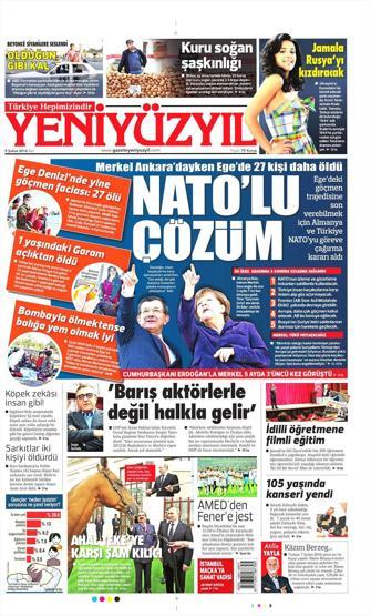 Günün gazete manşetleri (09.02.2016)