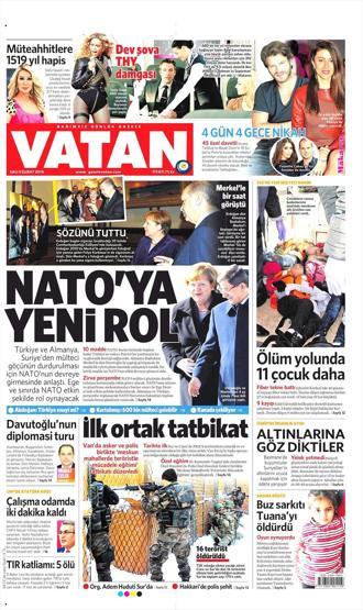 Günün gazete manşetleri (09.02.2016)