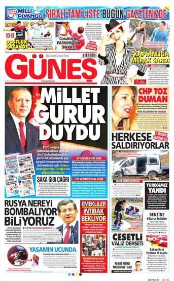 Günün gazete manşetleri (10.02.2016)