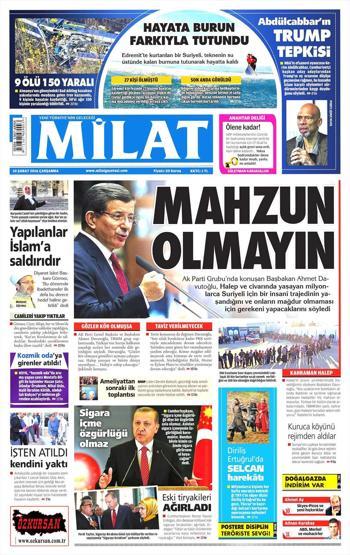 Günün gazete manşetleri (10.02.2016)