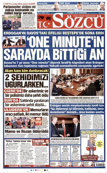 Günün gazete manşetleri (10.02.2016)