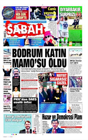 Günün gazete manşetleri (10.02.2016)