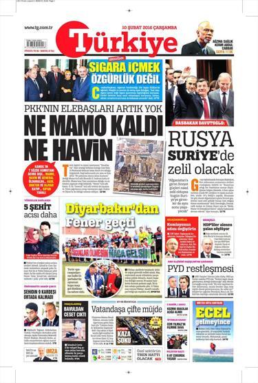 Günün gazete manşetleri (10.02.2016)
