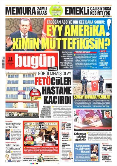 Günün gazete manşetleri (11.02.2016)