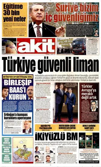 Günün gazete manşetleri (11.02.2016)