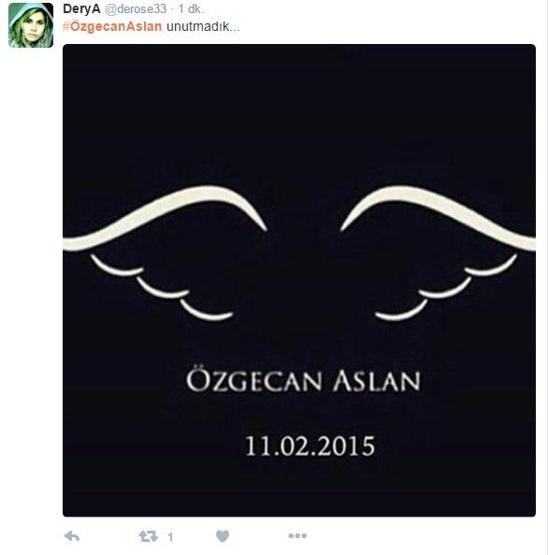 Özgecan Aslan unutulmadı