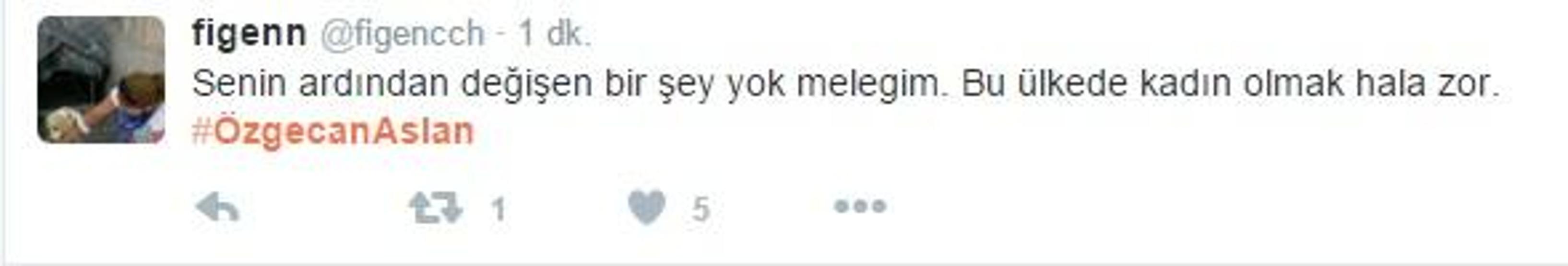 Özgecan Aslan unutulmadı