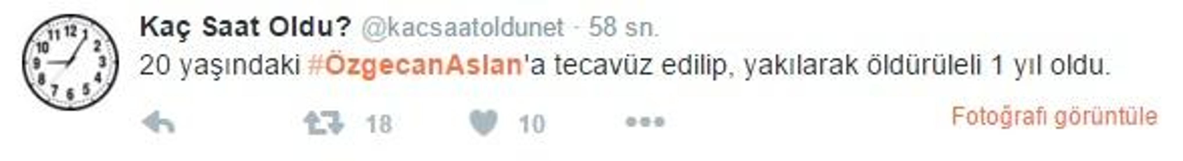 Özgecan Aslan unutulmadı