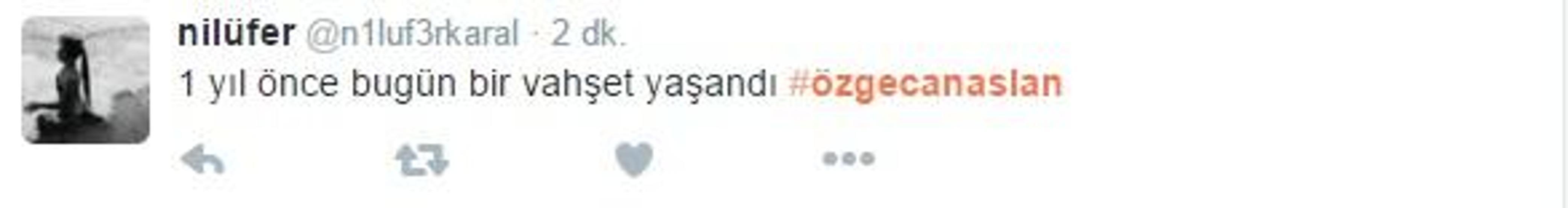 Özgecan Aslan unutulmadı
