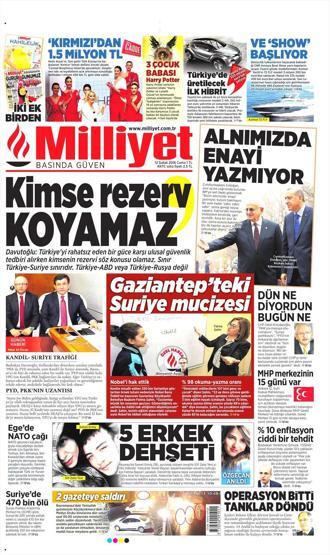Günün gazete manşetleri (12.02.2016)