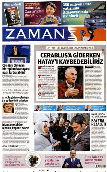Günün gazete manşetleri (12.02.2016)