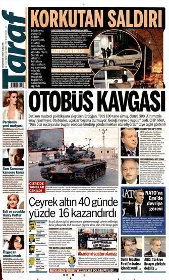 Günün gazete manşetleri (12.02.2016)