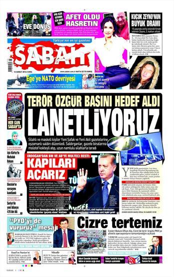 Günün gazete manşetleri (12.02.2016)