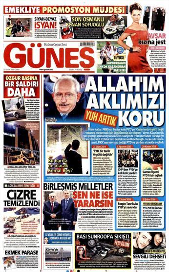Günün gazete manşetleri (12.02.2016)