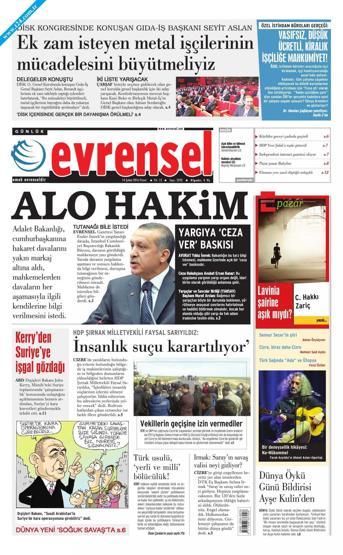 Gazete manşetleri (14.02.2016)