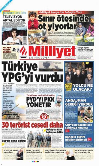 Gazete manşetleri (14.02.2016)