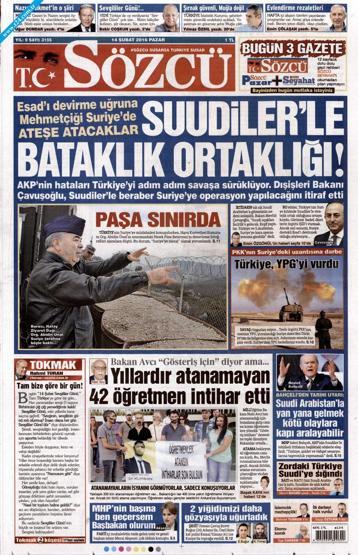Gazete manşetleri (14.02.2016)