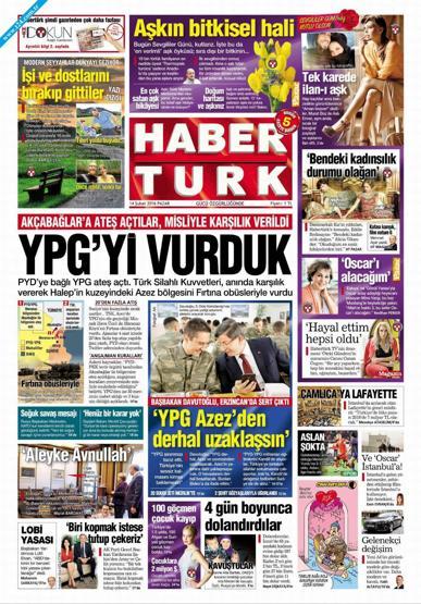 Gazete manşetleri (14.02.2016)