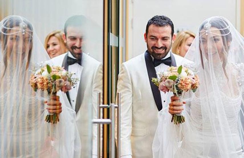 Burcu Kara ile Fırat Parlak evlendi
