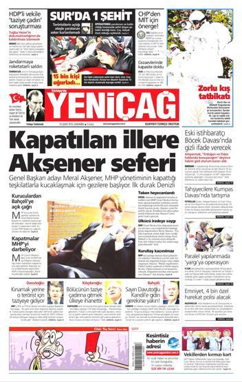 Gazete manşetleri (24 Şubat 2016)
