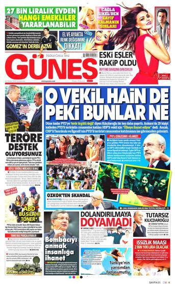 Gazete manşetleri (24 Şubat 2016)