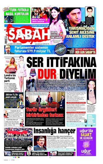 Gazete manşetleri (24 Şubat 2016)