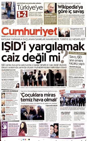 Gazete manşetleri (24 Şubat 2016)