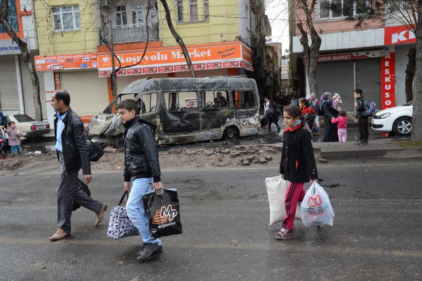 Diyarbakırda göç başladı