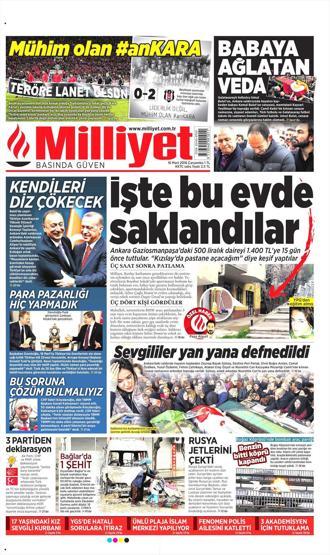 Günün gazete manşetleri (16.03.2016)