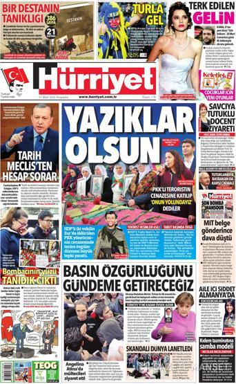 Günün gazete manşetleri (17.03.2016)