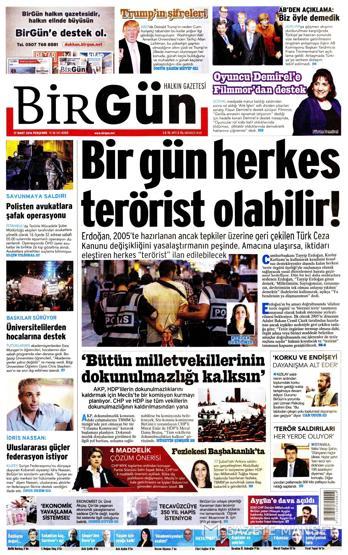 Günün gazete manşetleri (17.03.2016)
