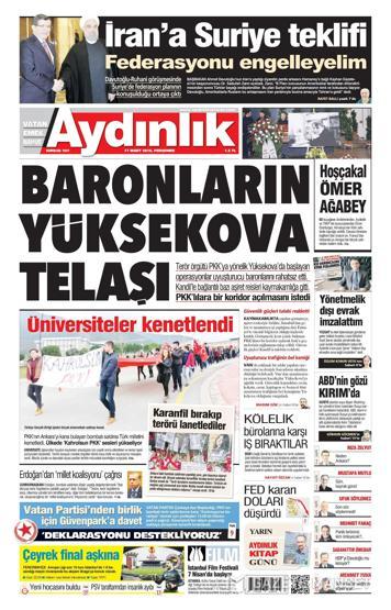 Günün gazete manşetleri (17.03.2016)